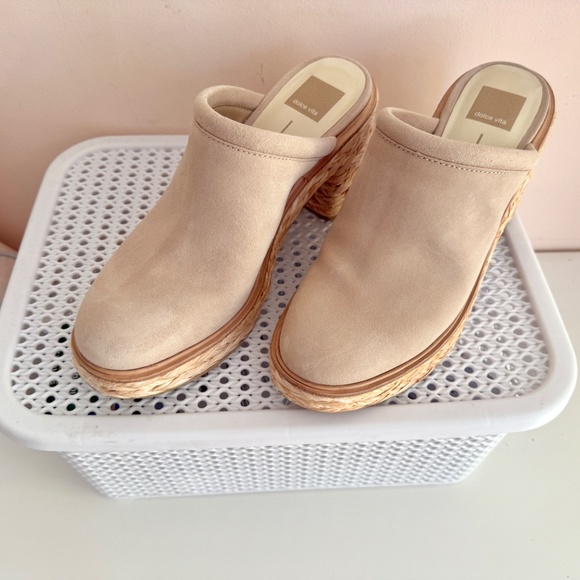 Dolce Vita platform Camdin Raffia size 10 worn once - Picture 6 of 8